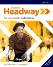 كتاب زبان هدوی پری اینترمدیت ویرایش پنجم Headway Pre-intermediate 5th Edition (کتاب دانش آموز کتاب کار و فایل صوتی) با 50 درصد ت