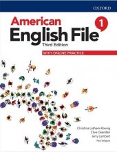 امریکن انگلیش فایل 1 ویرایش سوم American English File 3rd 1 (کتاب دانش آموز به همراه کتاب کار و سی دی)