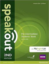 کتاب اسپیک اوت پری اینترمدیت ویرایش دوم (Speakout Pre Intermediate (2nd (کتاب دانش آموز کتاب کار و فایل صوتی)