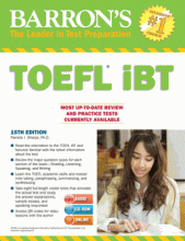 کتاب بارونز تافل آی بی تی ویرایش پانزدهم Barrons TOEFL iBT 15th با تخفیف 50 درصد