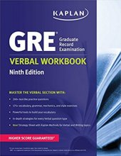 کتاب New GRE Verbal Workbook KAPLAN 9th