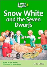 کتاب زبان فمیلی اند فرندز ریدرز Family and Friends Readers 3 Snow White and the seven Dwarfs