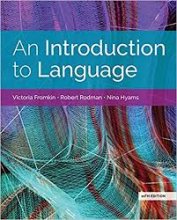 کتاب زبان شناسی اینتروداکش تو لنگوییچ An Introduction to Language 11th Edition فرامکین